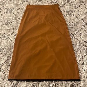 Satin slip skirt